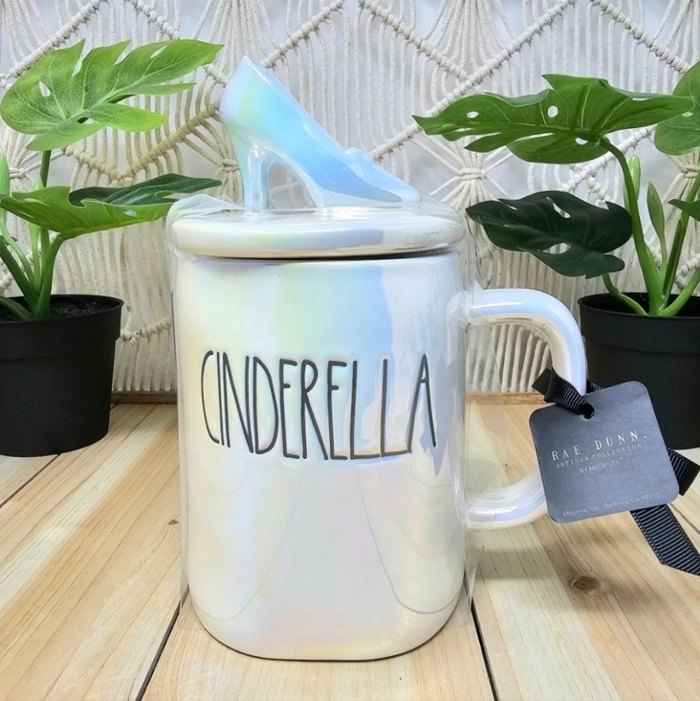 Rae Dunn Cinderella Mug w/Topper Lid